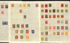 Germany Stamp Collection on 47 Pages, WWII Occupations, Danzig, Thurn++ (KD)