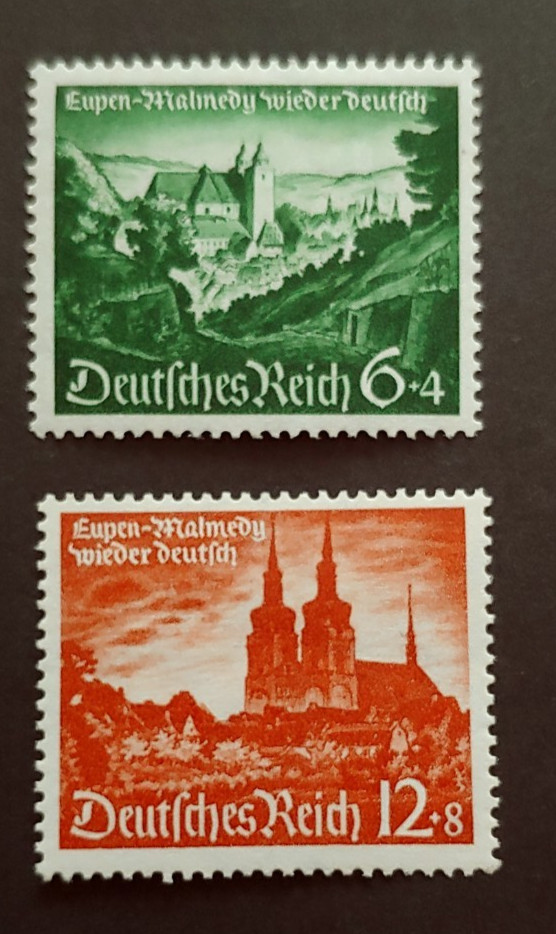 REICH EUPEN CHARITY SET VF MNH GERMANY DEUTSCHLAND