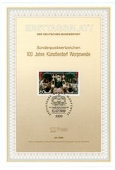 Germany Scott # 1584 – Special Document with Special Cancellation