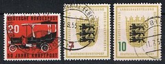 Bundle 211, 212-213, stamped, Mi. 12.50