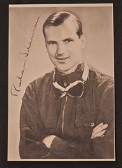 WW2 Nazi German Third Reich Mercedes Benz Race car Racing Team Postcard