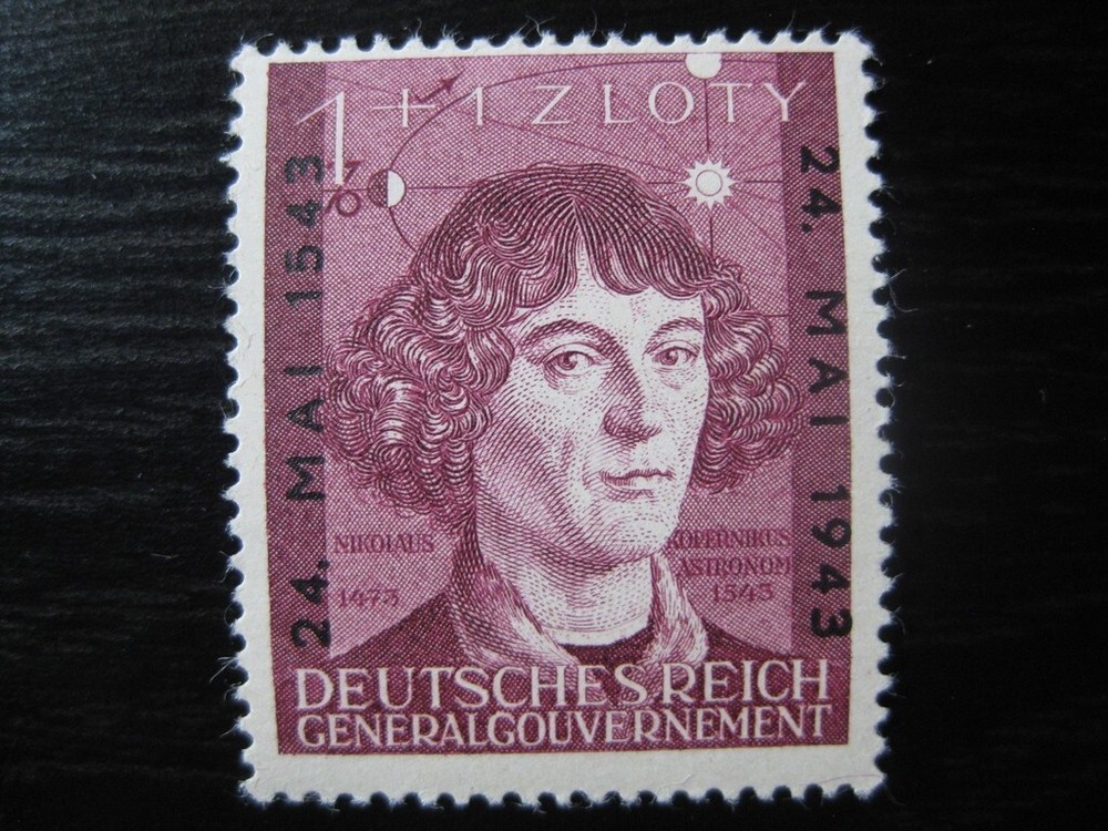POLAND THIRD REICH WWII OCCUPATION Mi. #104 mint MNH Kopernikus stamp!