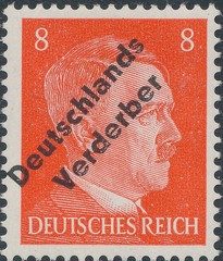 Stamp Germany 1945 WW2 Anti Local Hitler Germany Destroyer Verderber 08PF MNH