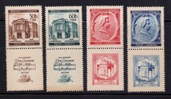 Bohemia and Moravia B5-B8 Mozart Stamp Set With Bottom Labels MH 1941