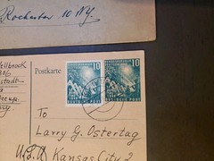 1949 Germany West Bund Cover Scott 665 665 Reconstruction