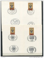 Germany 1976 (4) Cards++ Some FDC Special different cancels Tag der Briefmarke