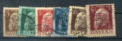 Bayern DIENST 6/11 Stamped Set, 30EUR Face Value (y75704)