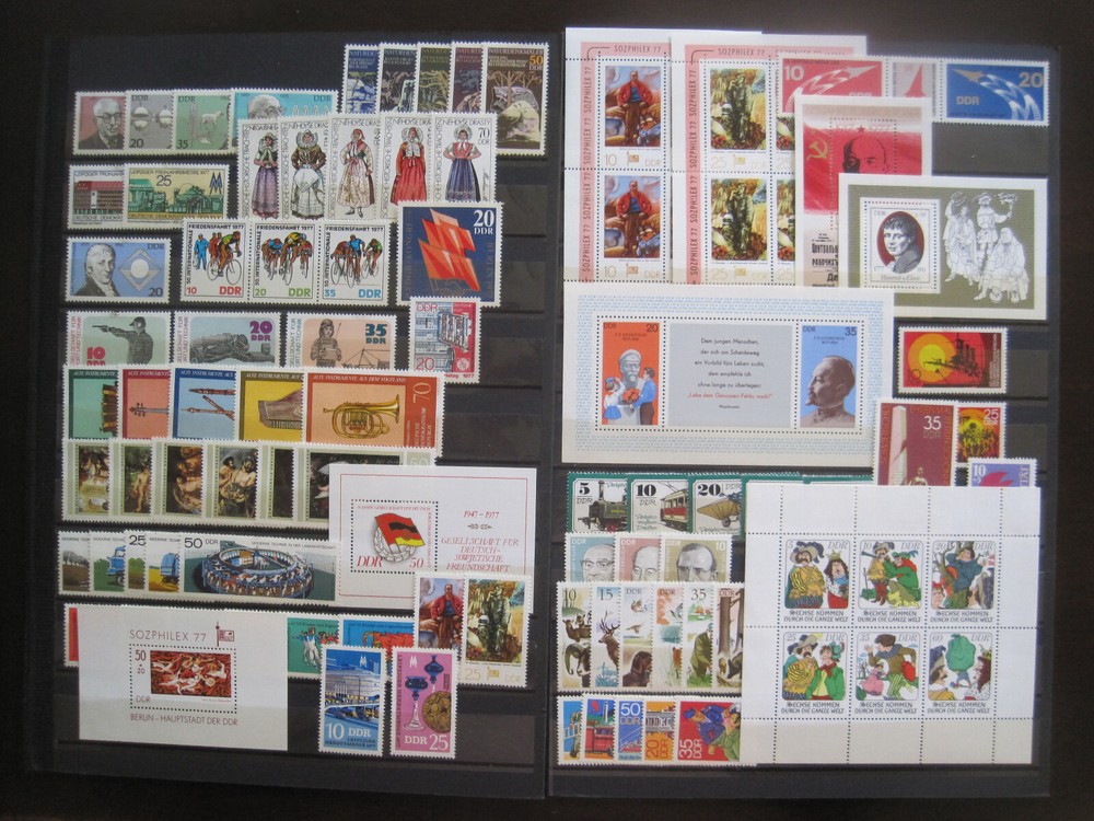 DDR Jahrgang 1977 MiNr. 2199-2286 postfrisch** Einzelmarken/Sätze zur Auswahl