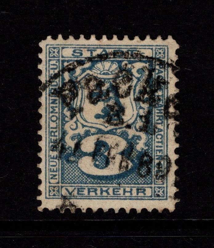 Germany 1890s 3p Berlin Private Post Used – S58631