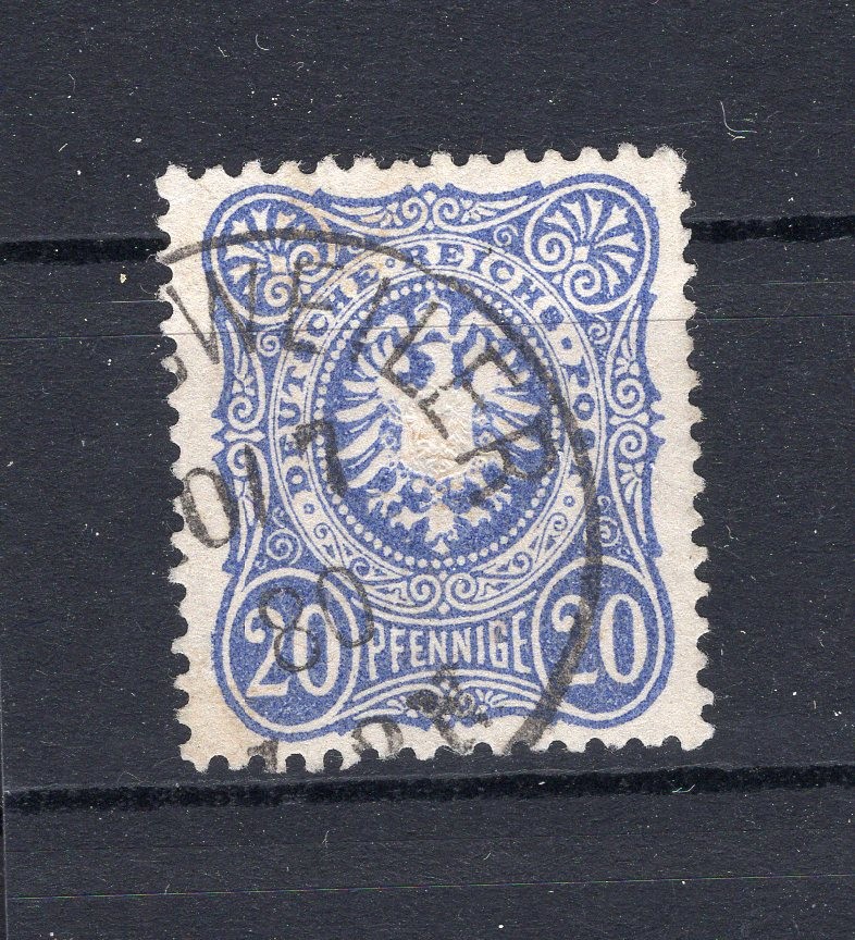 DR Pfennig Time 34b Stamped Color Spec BPP 40 EUR BPP-Signature