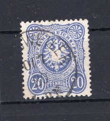 DR Pfennig Time 34b Stamped Color Spec BPP 40 EUR BPP-Signature