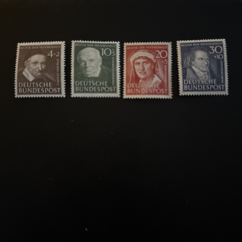 West Germany 1951 Mi 143/6 MNH set