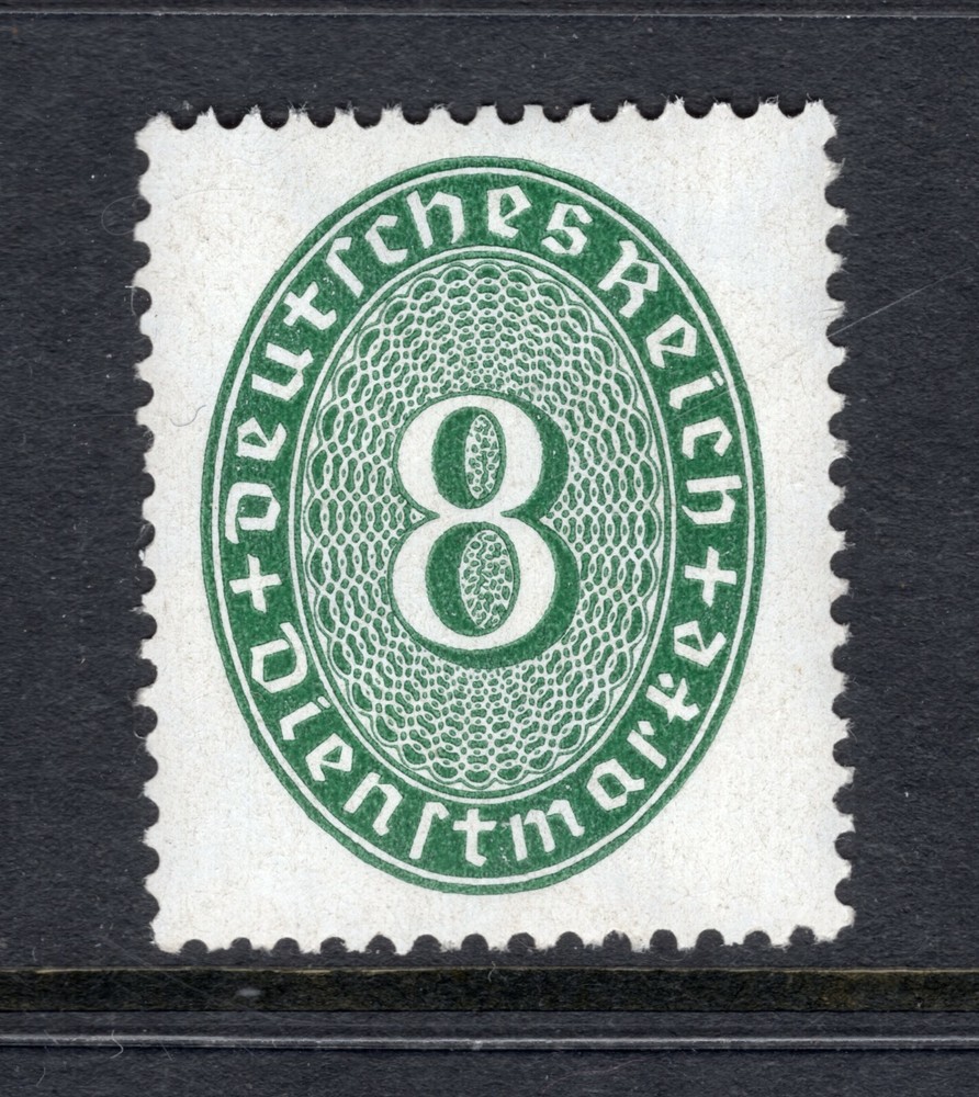GERMANY REICH 1927-1933 OFFICIAL O67 VERY GOOD COLOUR MICHEL 116Xb PERFECT MNH