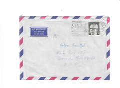 GERMANY Cover sent from Aschaffenburg to U.S. – Slogan/Pictorial cancel