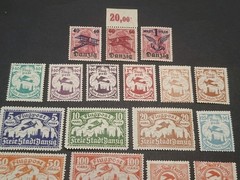 Danzig 1920/1923 * Mint Selection MH Full Sets Airmail +++