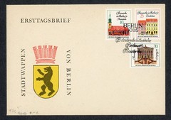 East Germany FDC #1287 1290 1292 Berlin Buildings 1971