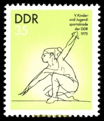 EBS East Germany DDR 1975 – Children and Youth Sports – Michel 2065-2068 – MNH**
