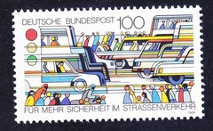 Germany 1678 MNH 1991 Traffic Safety Issue Very Fine