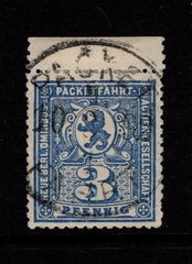 Germany Late 1890s 3p Berlin Private Post Used – S58635