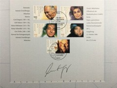 GERMAN POST ART-EDITION 2000/37 FILMACTRESS LILLI PALMER