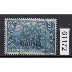 Danzig 1920 Mi. No. 11 b II stamped, examined, finding: plate flaw 260.00
