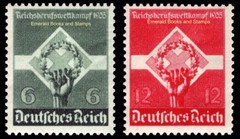 EBS Germany 1935 – Reich Athletics Competition – Michel 571-572 – MNH** – cv $41