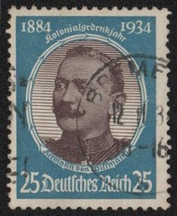 U8805 GERMAN EMPIRE 1934 colonial researchers H. von Wissmann used