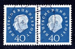 GERMANY 1959 305 used in PAIR very BEAUTIFUL signed SCHLEGEL BPP(M4297