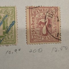 1800’s LOT OF GERMAN STATES STAMPS BERGEDORF, BERN, REVENUE, PAYER AND MORE #50