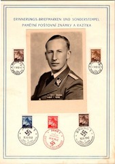 1942 Bohemia BM Germany Souvenir Cover RPPC Postcard Reich Protector Governor
