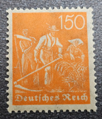 Stamp Germany Deutsches Reich 150 Pfennig 1921 Mi. Nr. 189 [🇩🇪39173-18]