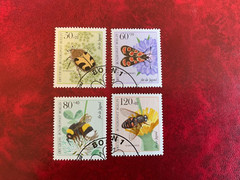 GERMANY BERLIN 1984 USED OR MNH BEE BEETLE BUTTERFLY BUMBLEBEE CUCKOO DRONE FLY