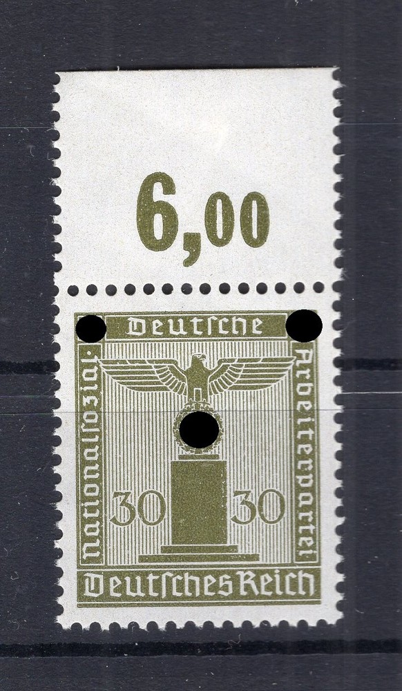 DR-Dienst 164 POR Oberrand MNH Postfrisch Echt Michel 164 POR