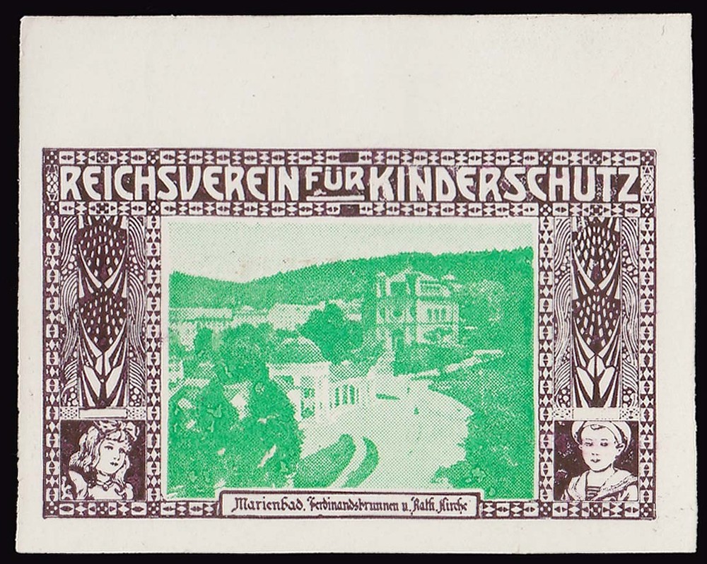 Germany – Child Protection Label Unused hinged.