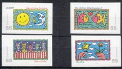 Germany 2486-89 Greetings Thank you from self adhesive Booklet MINT 2008 Europa
