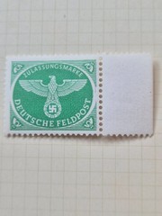 7 Vintage German Military Airmail Parcel Post Stamps Feldpost 1941 – 1950 WWII