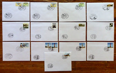 First Day of Issue Stickers 2011 Germany BRD SK Complete FDC 2843