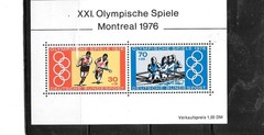 GERMANY SC#B532 1976 OLYMPICS MNH XF OLD SOUVENIR SHEET TOPICAL STAMPS