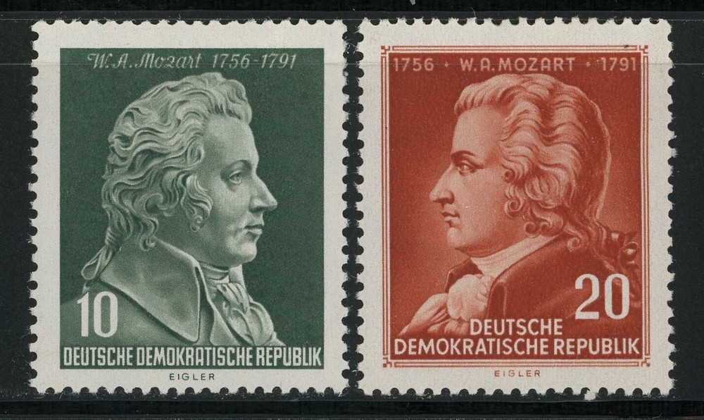 Stamps DDR, Scott # 278-279 Mint LH