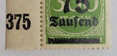 GERMANY ~ Deutrches Reich ~ 75 Saufend/300 Mark ~ Cancelled/Posted ~ c.1923