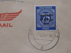 Germany 1948 Airmail First Day Cover Berlin to Hamburg Air Bridge 100 Days FDC