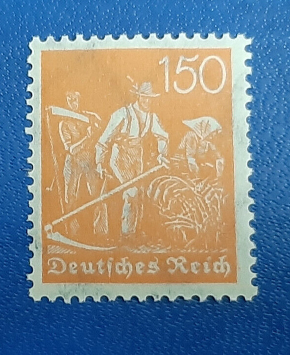 Germany Stamp Deutsches Reich 150 Pfennig 1921 Mi. Nr. 189 WZ2 (22529)