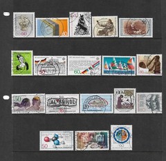 Germany Stamps: 1982 Commems #1366-1383; Complete Set of 18 Different, Used