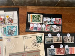 german stamps and postal history 1800s states on Reich mint and used *a551