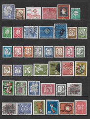 GERMANY VARIOUS MINT & USED POSTAGE/SEMI-POSTAL ISSUES 1954 – 1965