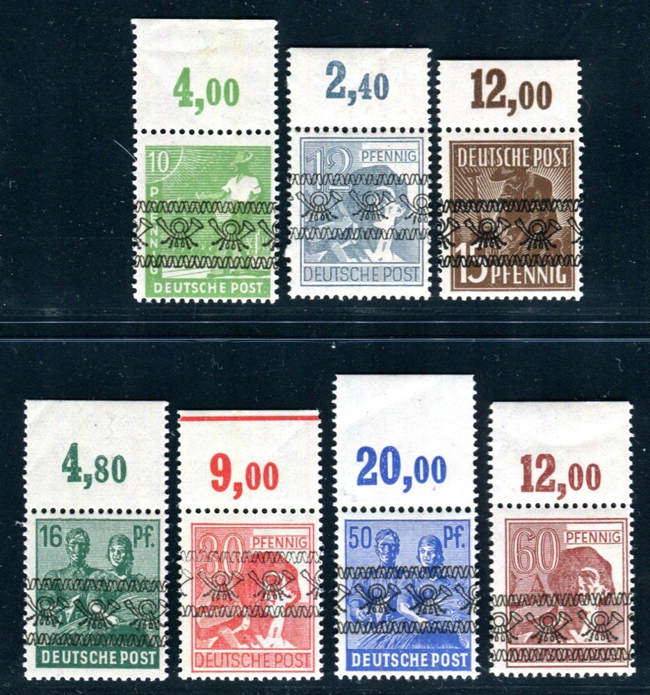BIZONE 1948 39-42I,46I,48-49I POR dgz ** MNH FLAWLESS 2060€(Z3748