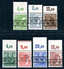 BIZONE 1948 39-42I,46I,48-49I POR dgz ** MNH FLAWLESS 2060€(Z3748