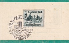 Lot Stamp Germany Sc B134-6 1939 WWII Auto Exposition Mercedes Benz U FDC