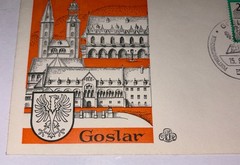 1971 Germany Goslar First Day Cover FDC 20pf Stamp Tourism Series Sept 15