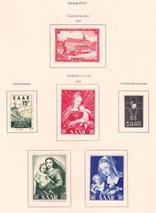 Saar – ,1954, Commemorative Issues